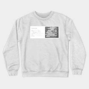 Be Careful With That Crewneck Sweatshirt